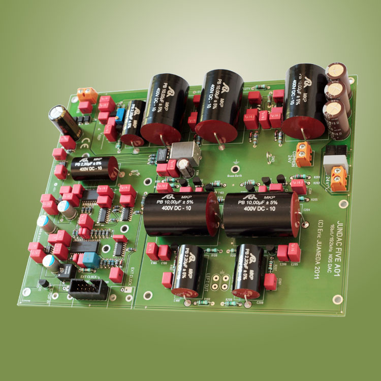Jundac Five - 16bit non oversampling digital to analog converter